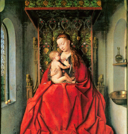 La madonna del latte di Jan van Eyck